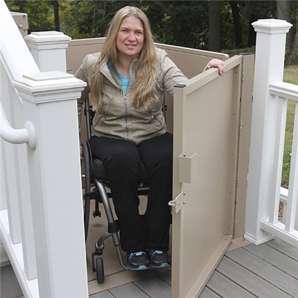 Phoenix vertical platform mobile home wheelchair vpl porch lift