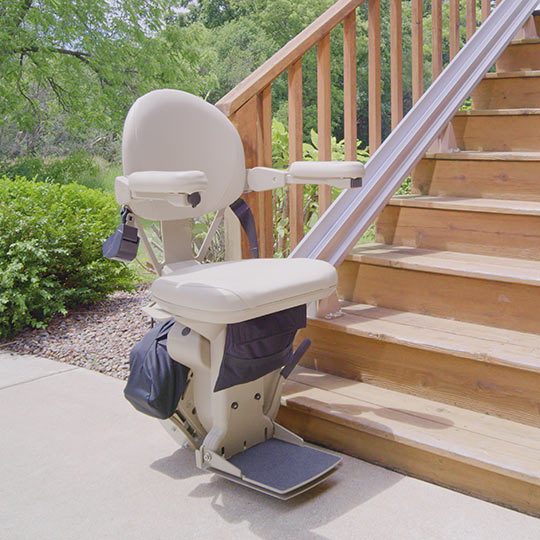 Compton exterior stairway outside staircase outdoor chair stair glide