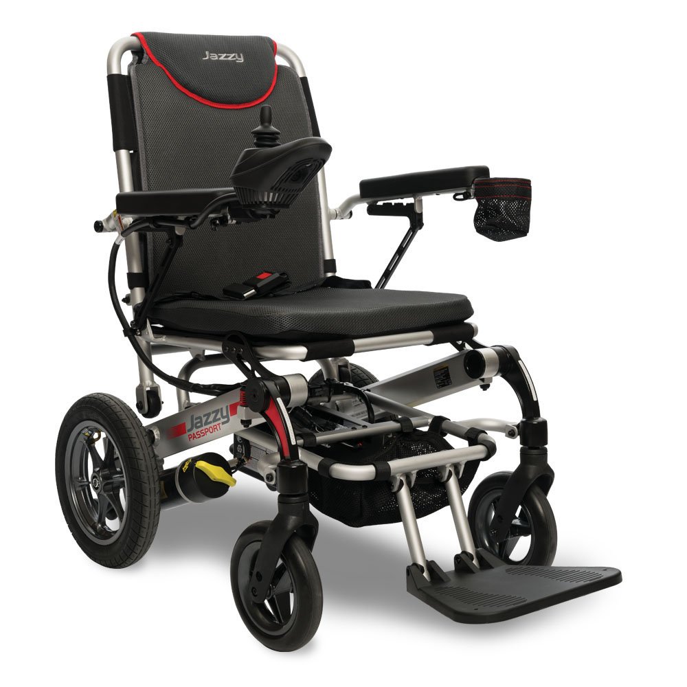 Irvine portable foldable lightweight aluminum passport power wheelchair